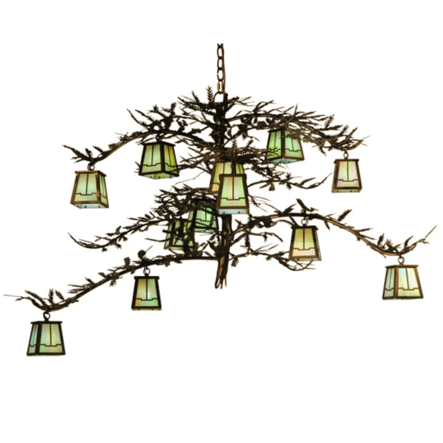Meyda Tiffany Pine Branch Valley View 12 Light 50" Wide Chandelier - Image 1