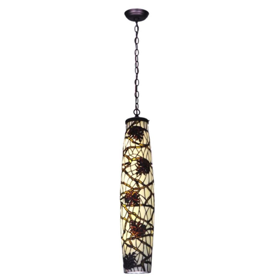 Meyda Tiffany Pine Branch 5 Light 7" Wide Mini Pendant - Image 3