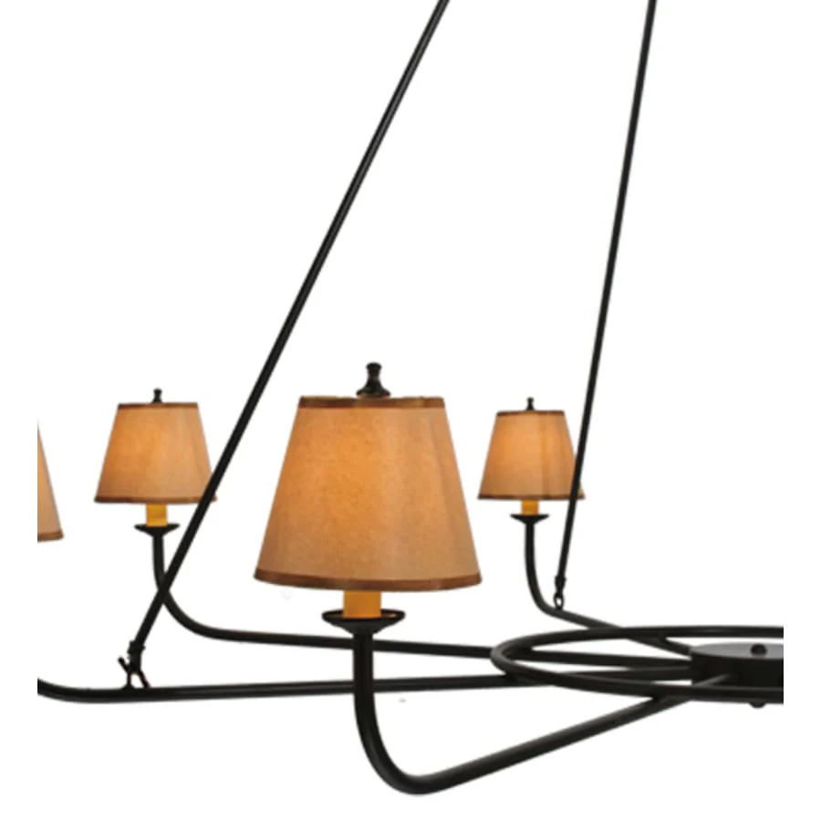 Meyda Tiffany Brach Ring 8 Light 62" Wide Chandelier - Image 2