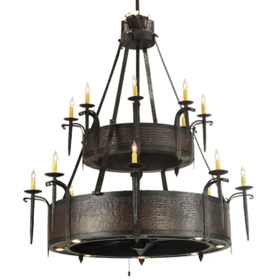 Meyda Tiffany Costello 8 Light 51" Wide Taper Candle Style Chandelier - Image 1