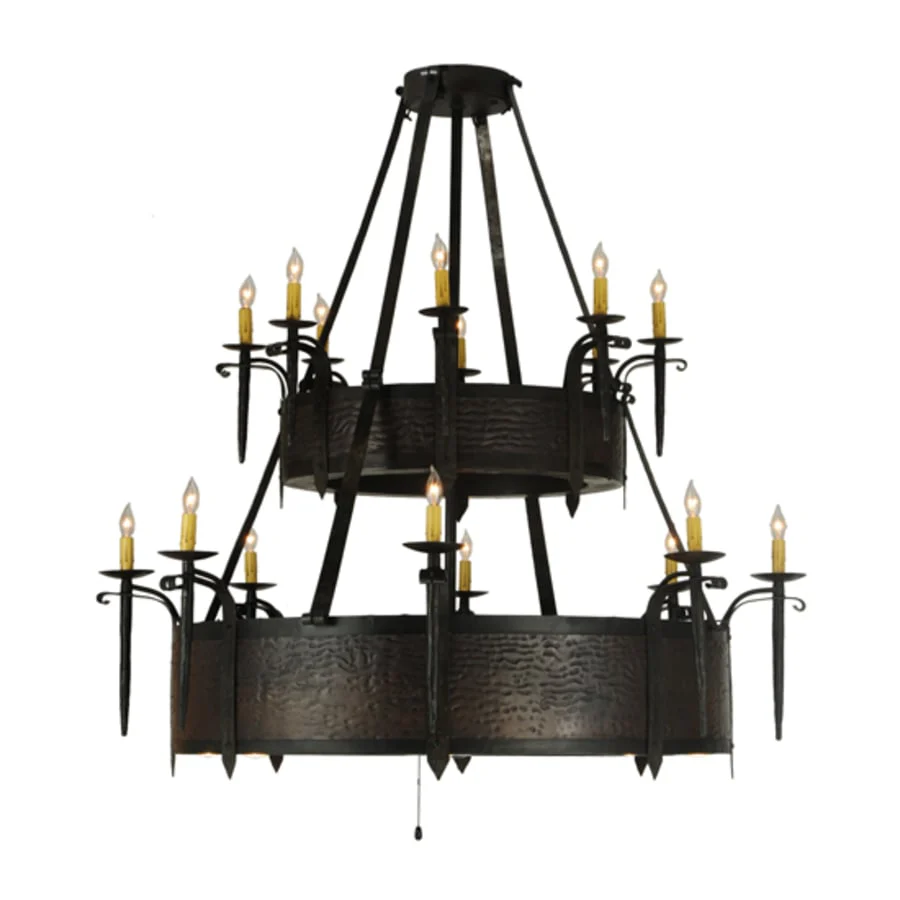 Meyda Tiffany Costello 8 Light 51" Wide Taper Candle Style Chandelier - Image 2