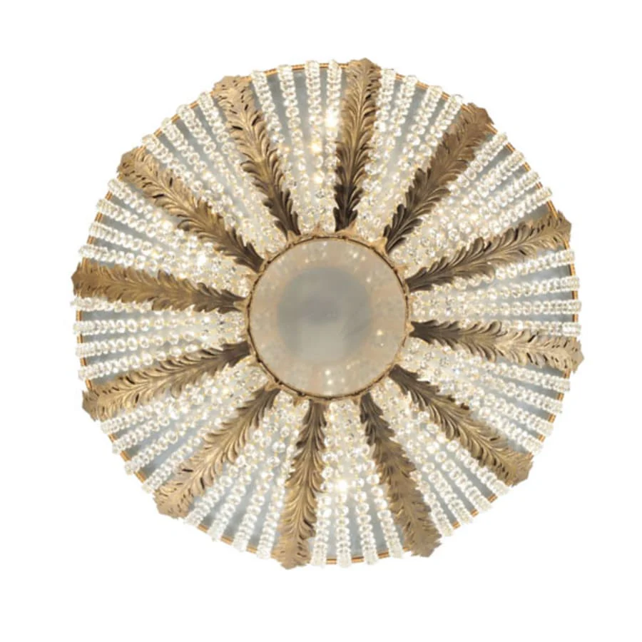 Meyda Tiffany Chrisanne 5 Light 33" Wide Flush Mount Bowl Ceiling Fixture - Chrome Finish - Image 2