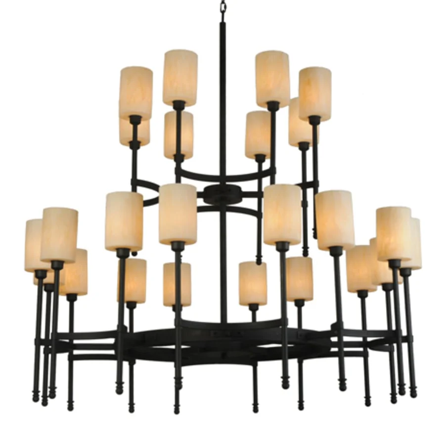Meyda Tiffany Fantasy 24 Light 60" Wide Pillar Candle Style Chandelier - Image 1