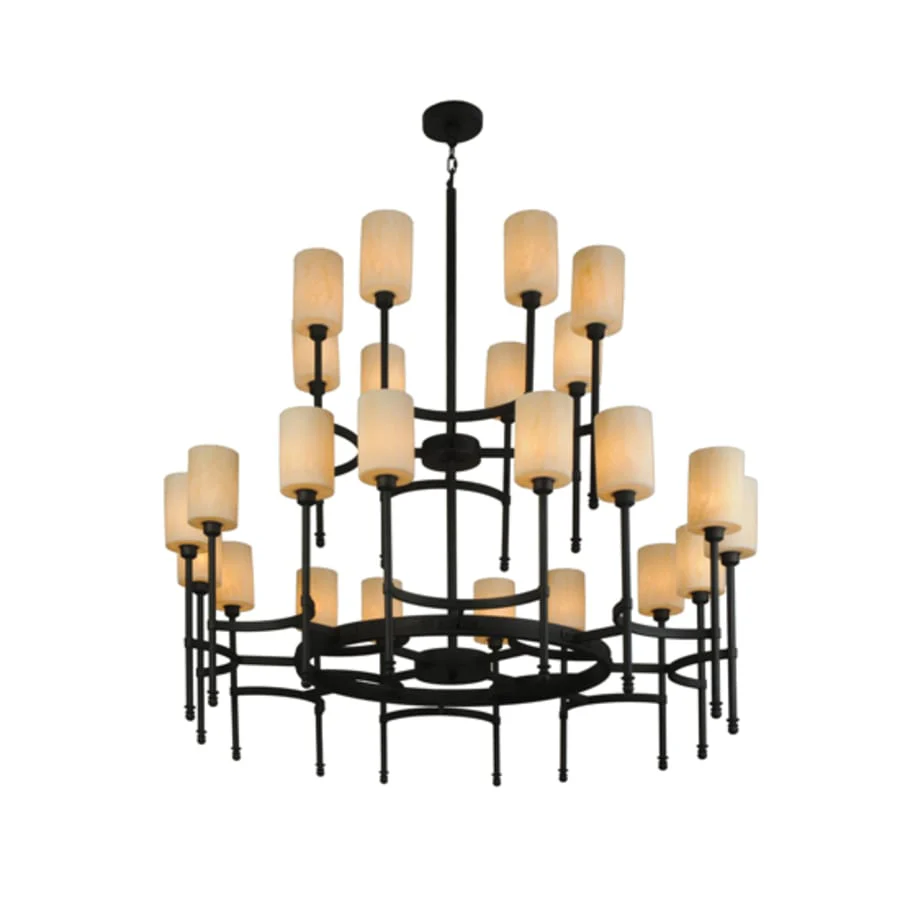 Meyda Tiffany Fantasy 24 Light 60" Wide Pillar Candle Style Chandelier - Image 2