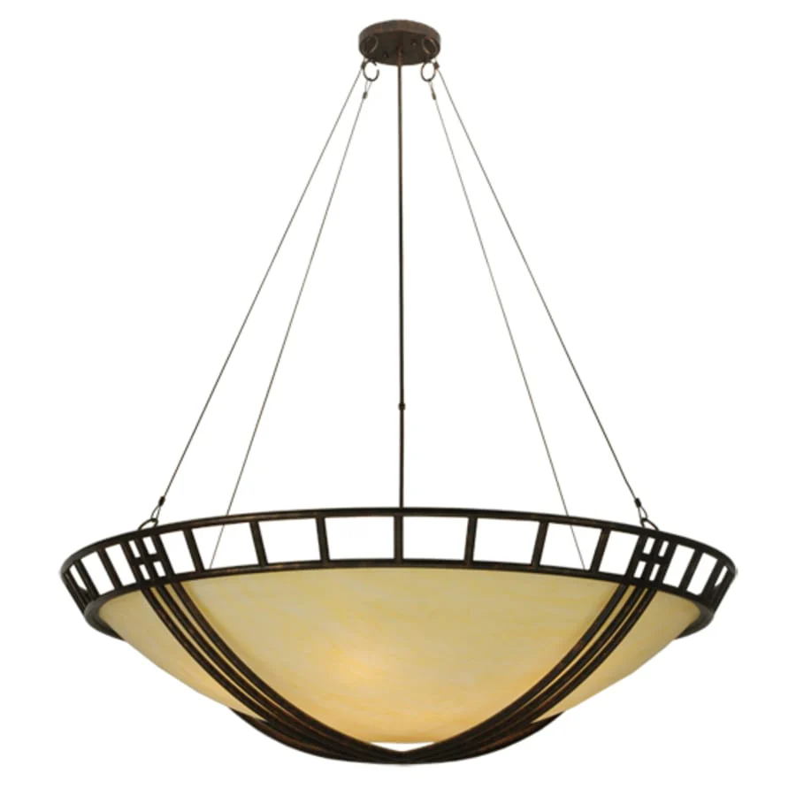Meyda Tiffany Flowing Cross 12 Light 60" Wide Pendant - Image 2