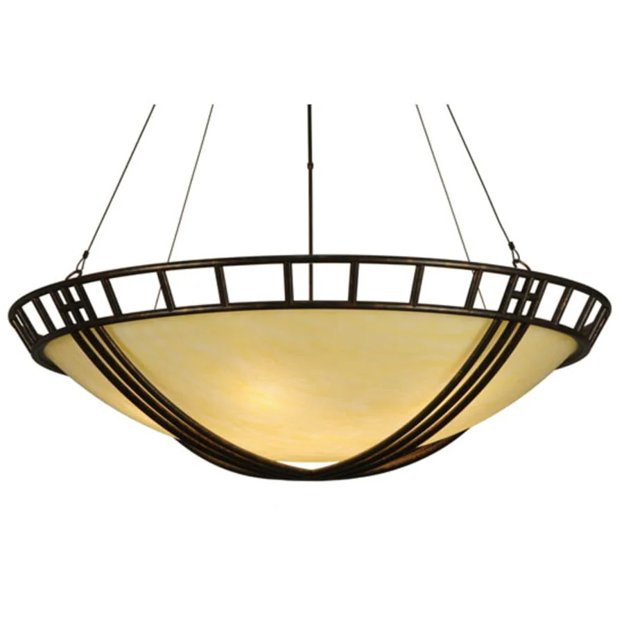 Meyda Tiffany Flowing Cross 12 Light 60" Wide Pendant - Image 3