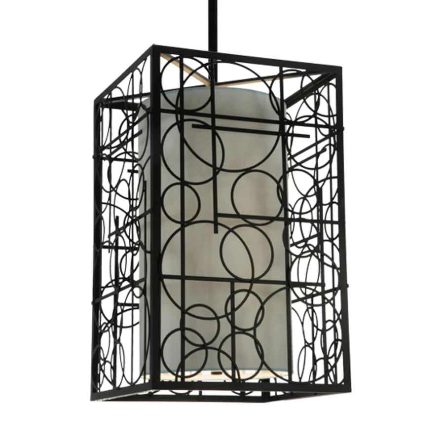 Meyda Tiffany Revival 15 Light 37" Wide Cage Pendant - Image 3