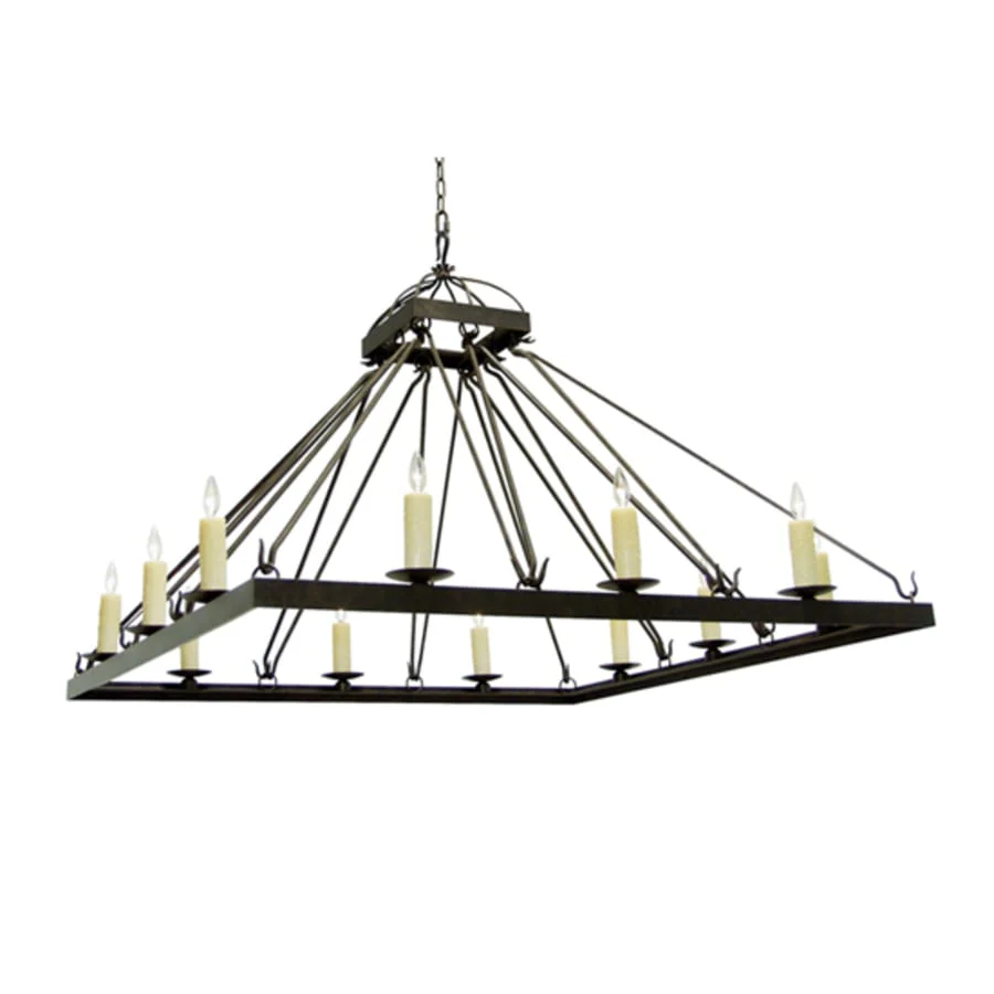 Meyda Tiffany Retreat 12 Light 85" Wide Taper Candle Style Chandelier - Image 1