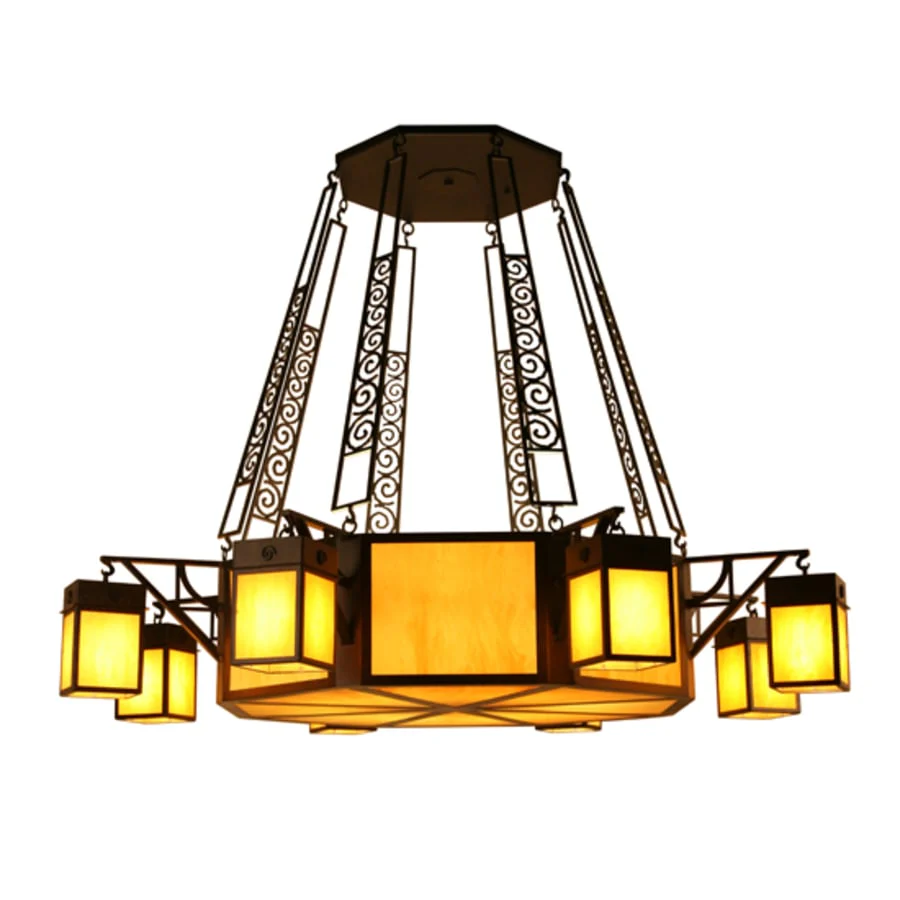 Meyda Tiffany Azrael 8 Light 79" Wide Chandelier - Image 1