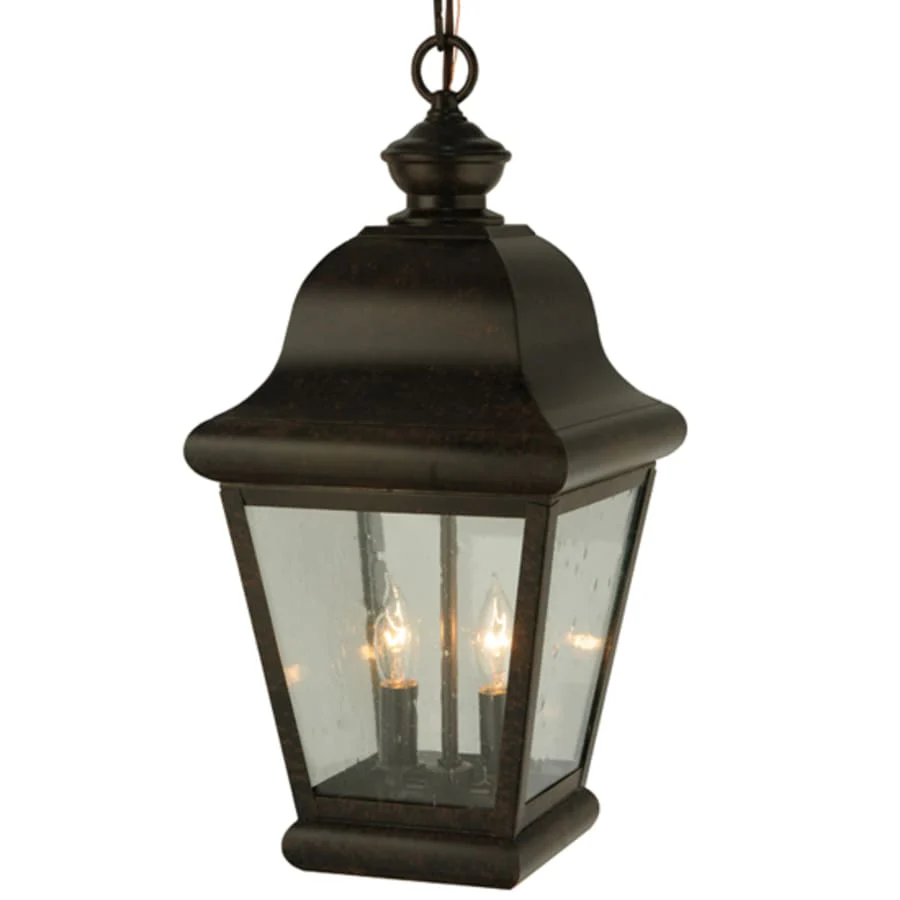 Meyda Tiffany Lapalma 2 Light 12" Wide Taper Candle Pendant - Image 1