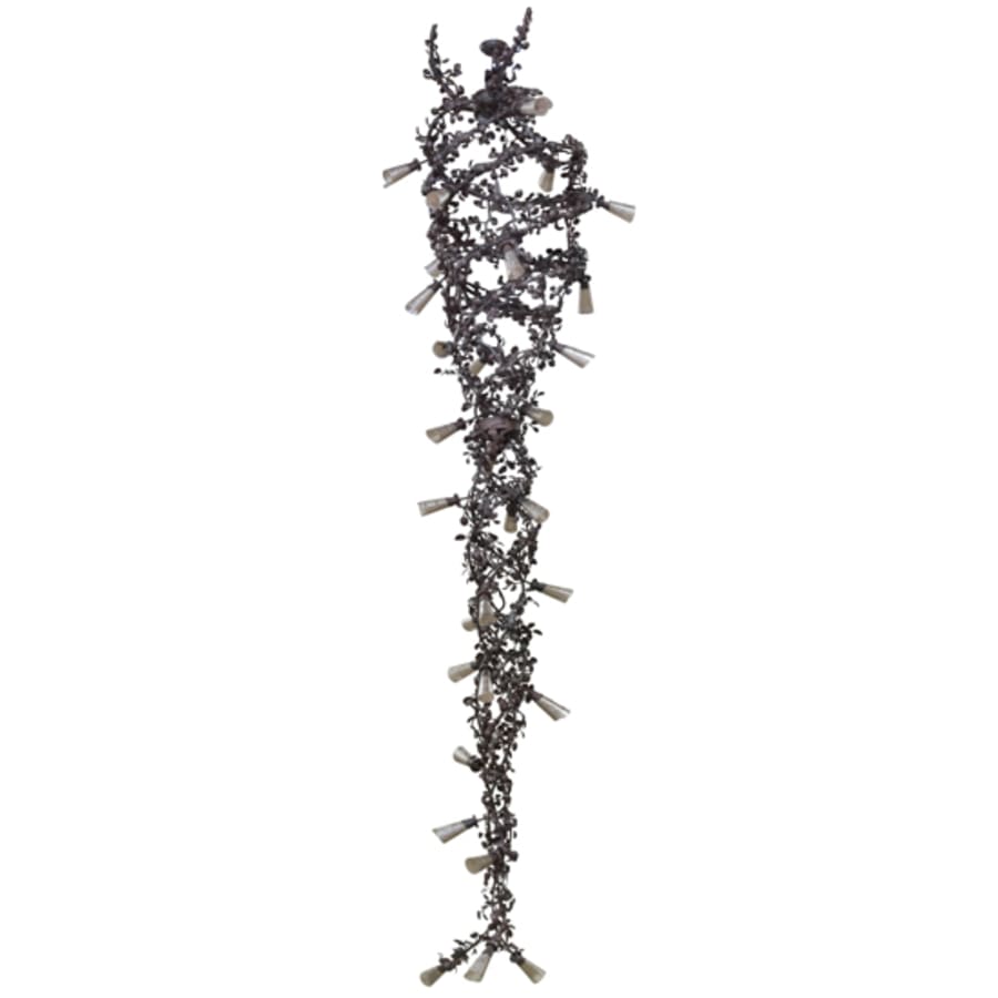 Meyda Tiffany Vinca Vine 30 Light 40" Wide Wrought Iron Waterfall Chandelier - Image 2