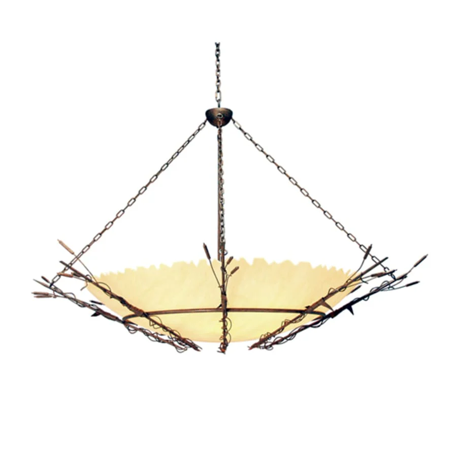 Meyda Tiffany Cattail 12 Light 84" Wide Pendant - Image 1