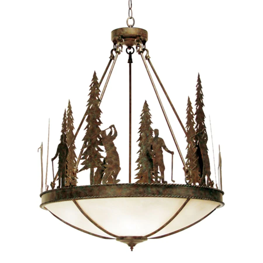 Meyda Tiffany Ironwood 5 Light 30" Wide Pendant - Image 1