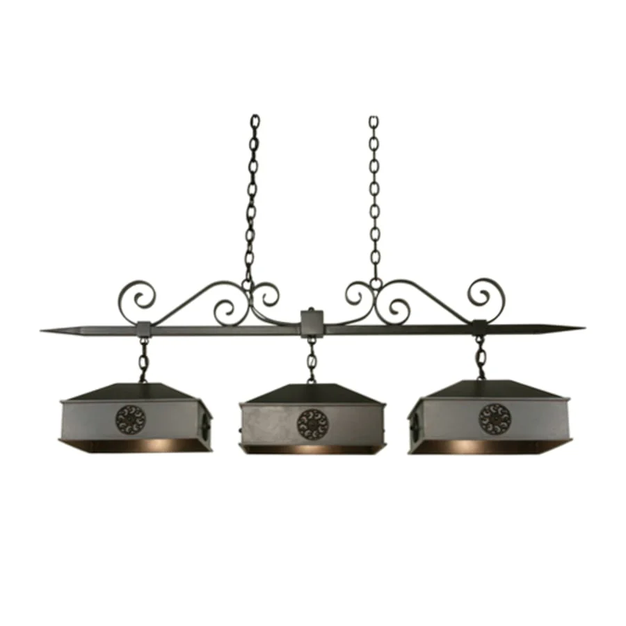 Meyda Tiffany Stefano 3 Light 60" Wide Linear Pendant - Image 1