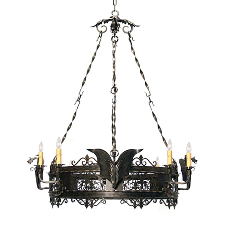 Meyda Tiffany Dragone 8 Light 46" Wide Taper Candle Style Chandelier - Image 1