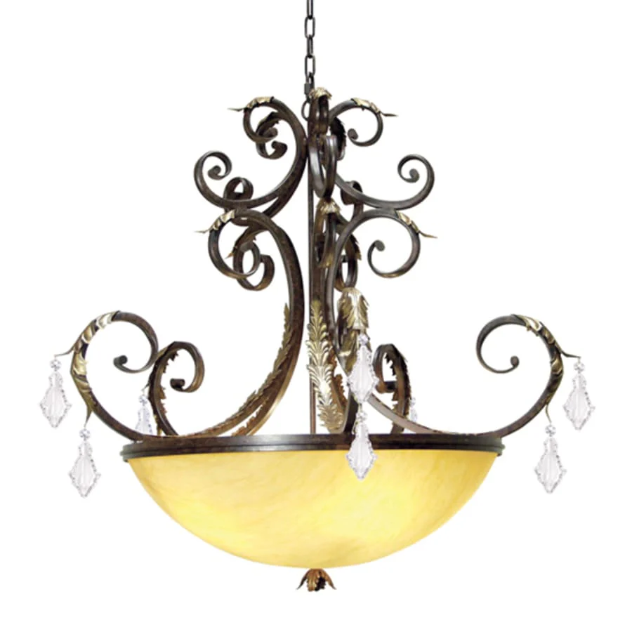 Meyda Tiffany Serratina 5 Light 43" Wide Crystal Pendant Finish - Image 1