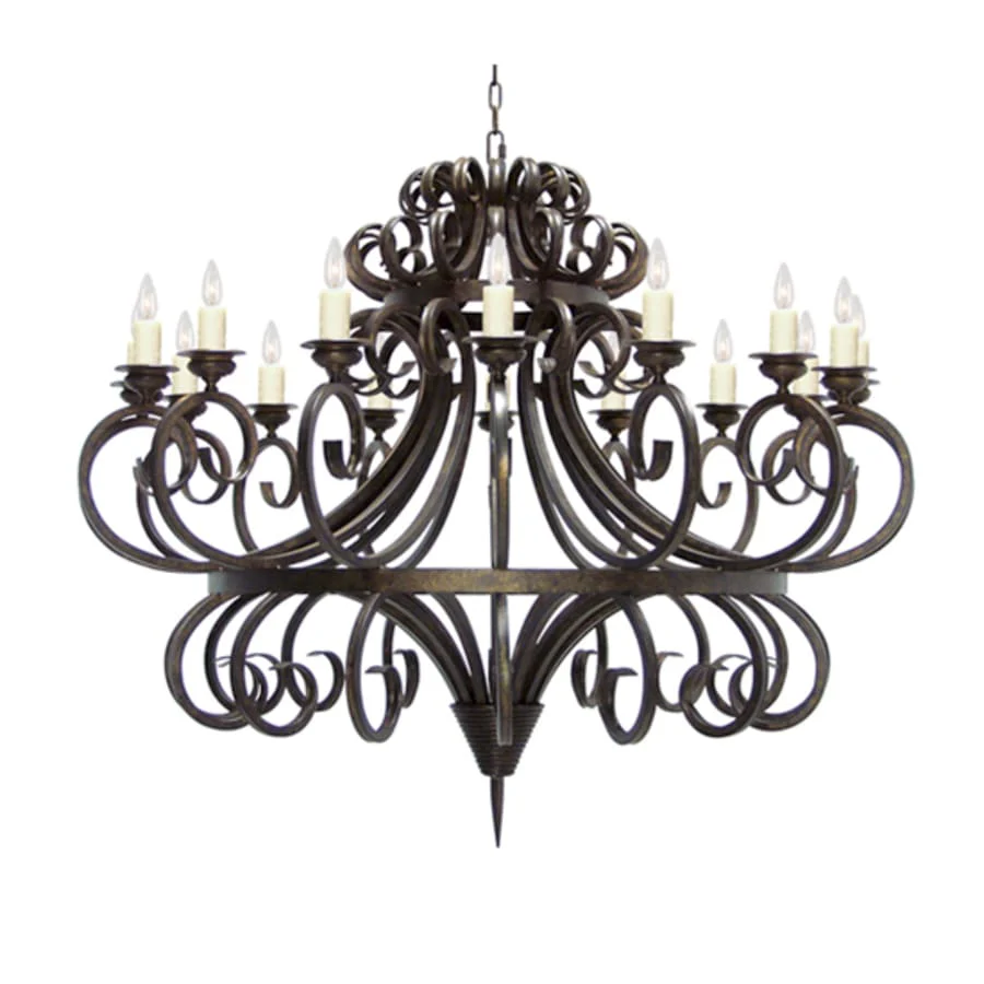 Meyda Tiffany Symen 16 Light 60" Wide Taper Candle Style Chandelier - Image 1