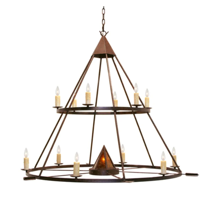 Meyda Tiffany Desert Arrow 13 Light 60" Wide Taper Candle Style Chandelier - Image 1