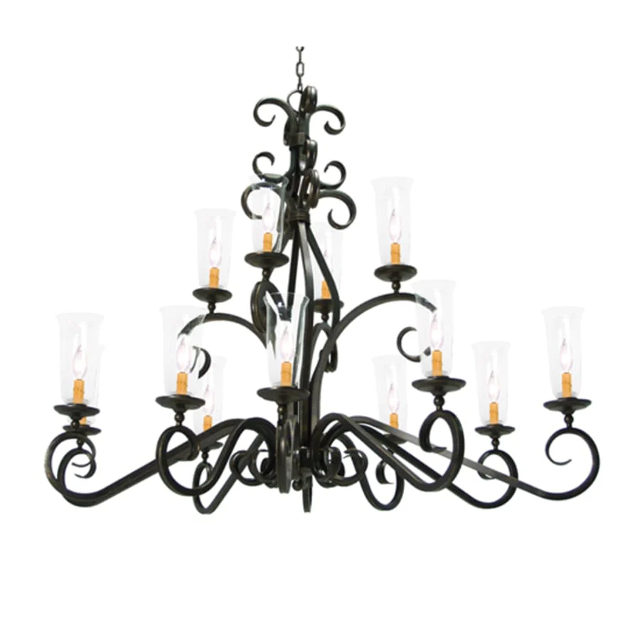 Meyda Tiffany Wilkes 14 Light 36" Wide Taper Candle Style Chandelier - Image 1