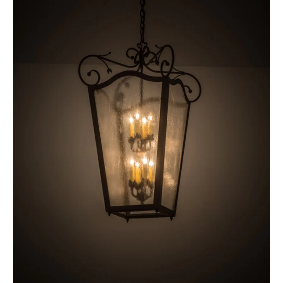 Meyda Tiffany Tessa 8 Light 28" Wide Taper Candle Pendant - Image 1