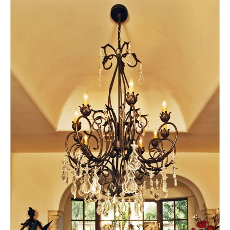 Meyda Tiffany Felicia 10 Light 54" Wide Crystal Candle Style Chandelier - Image 1