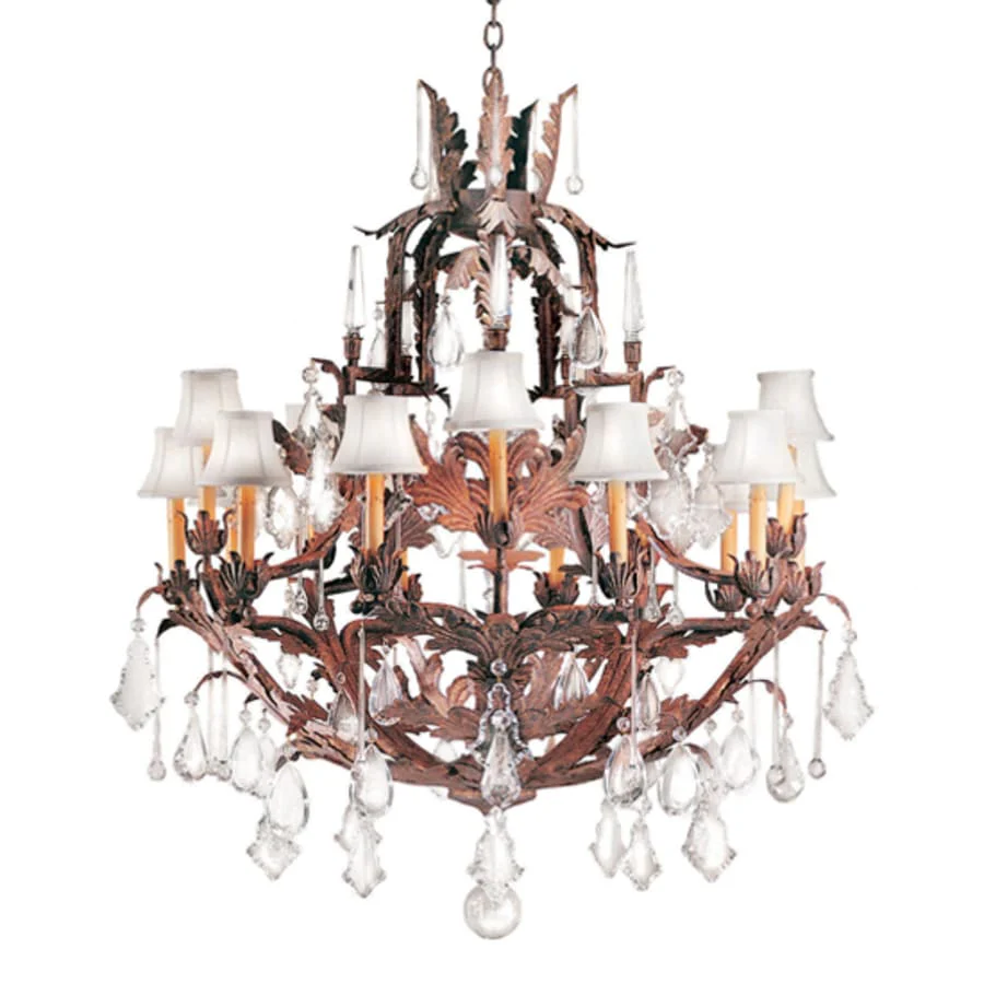 Meyda Tiffany French Baroque 16 Light 36" Wide Crystal Chandelier - Image 1