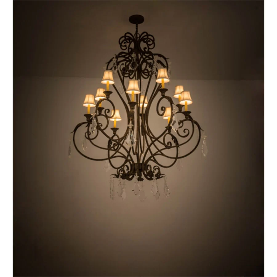 Meyda Tiffany Josephine 10 Light 48" Wide Crystal Chandelier - Image 2