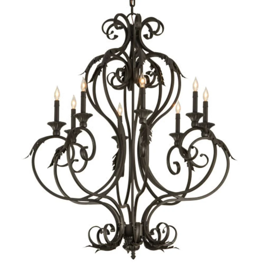 Meyda Tiffany Josephine 8 Light 36" Wide Taper Candle Style Chandelier - Image 1