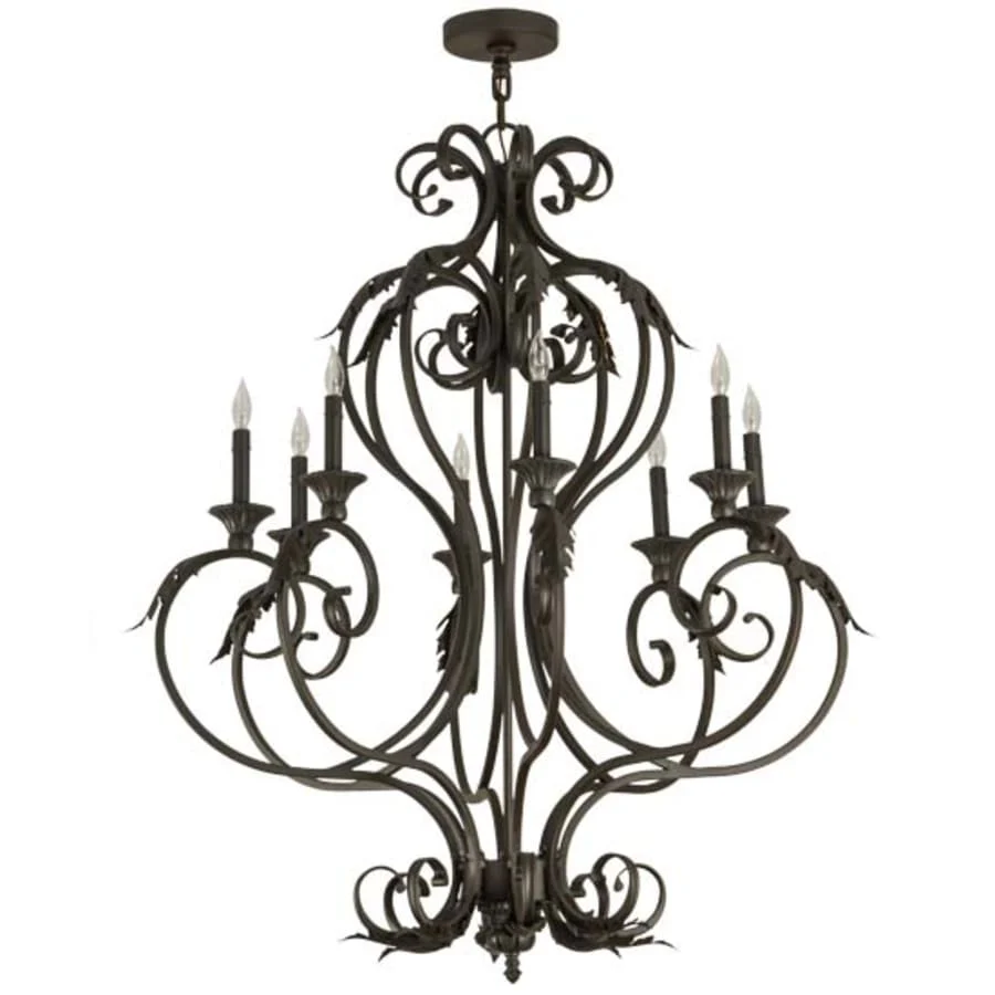 Meyda Tiffany Josephine 8 Light 36" Wide Taper Candle Style Chandelier - Image 2