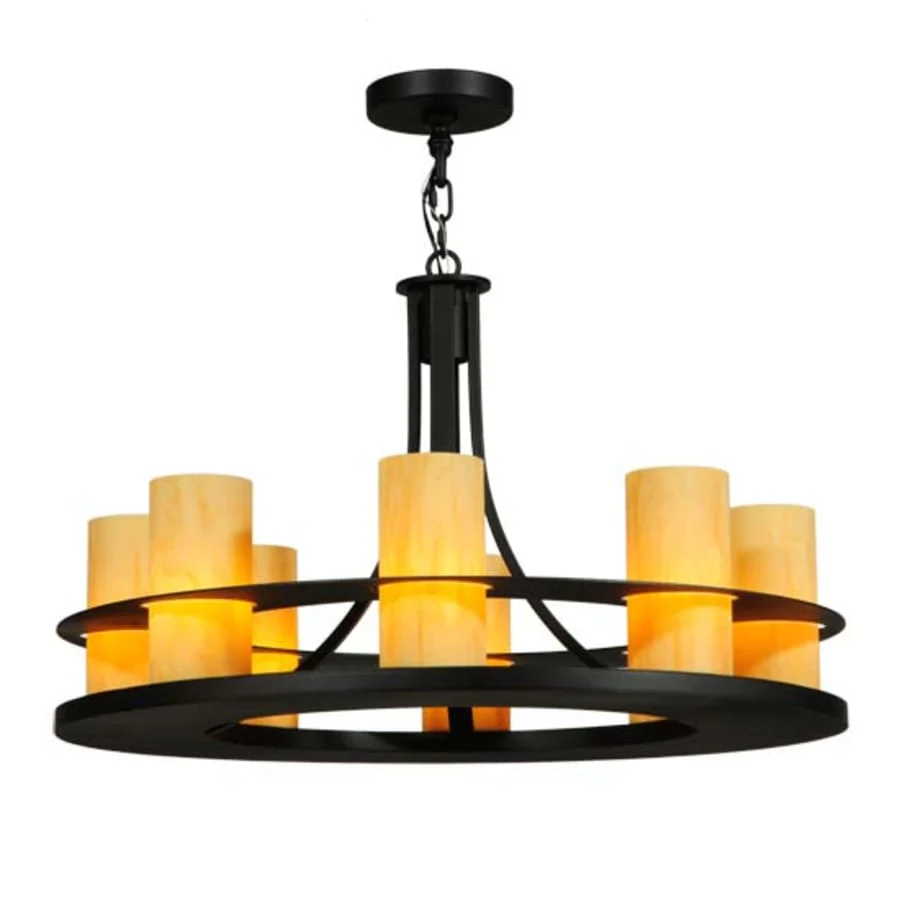 Meyda Tiffany Arion 8 Light 32" Wide Pillar Candle Pendant - Image 2