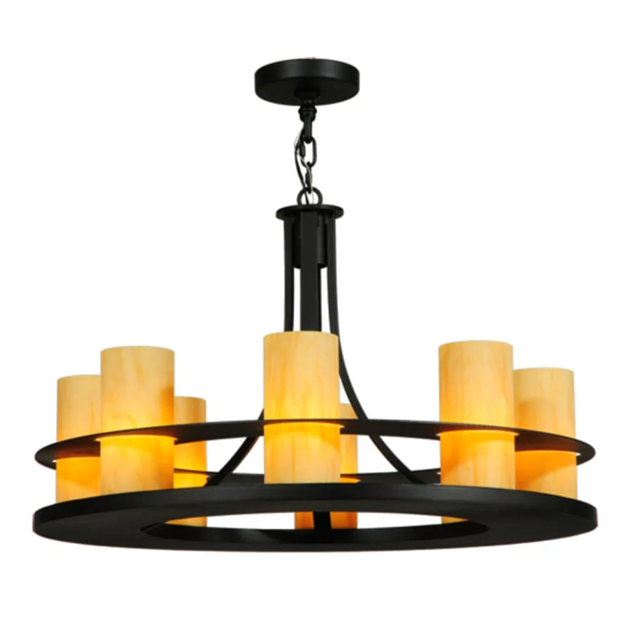 Meyda Tiffany Arion 8 Light 32" Wide Pillar Candle Pendant - Image 3