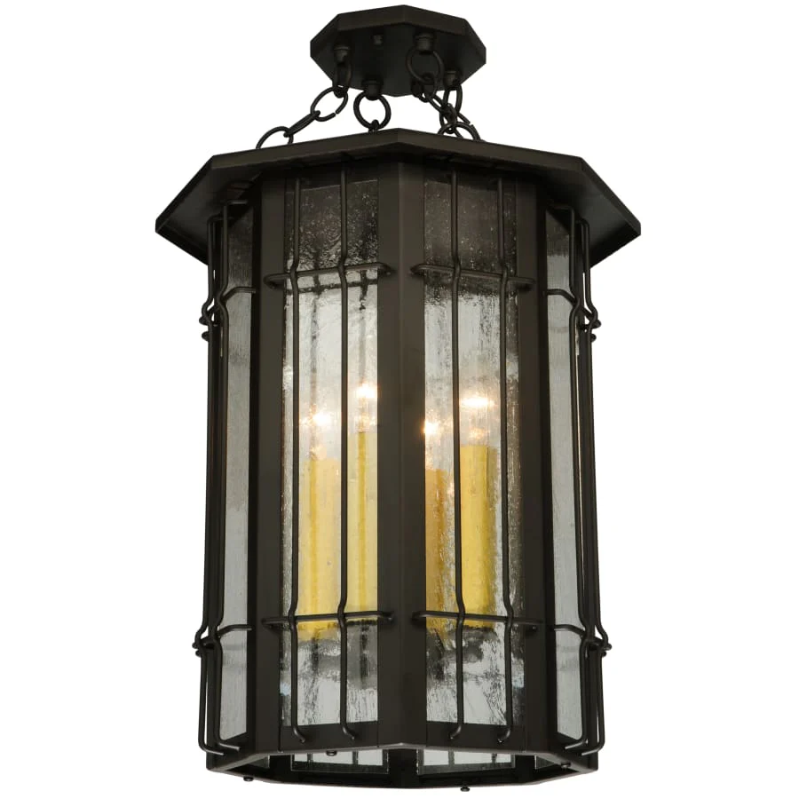 Meyda Tiffany 16" W West Albany 4 Light Pendant - Image 1