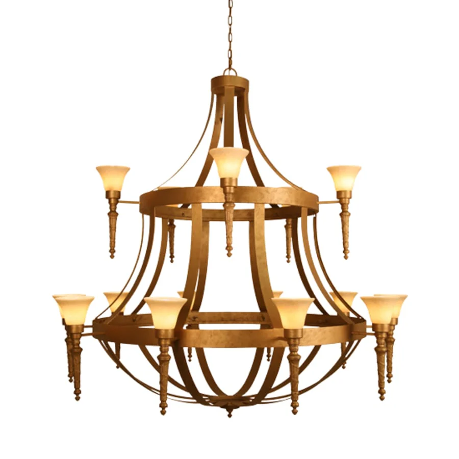 Meyda Tiffany Pontoise 15 Light 72" Wide Chandelier - Image 1