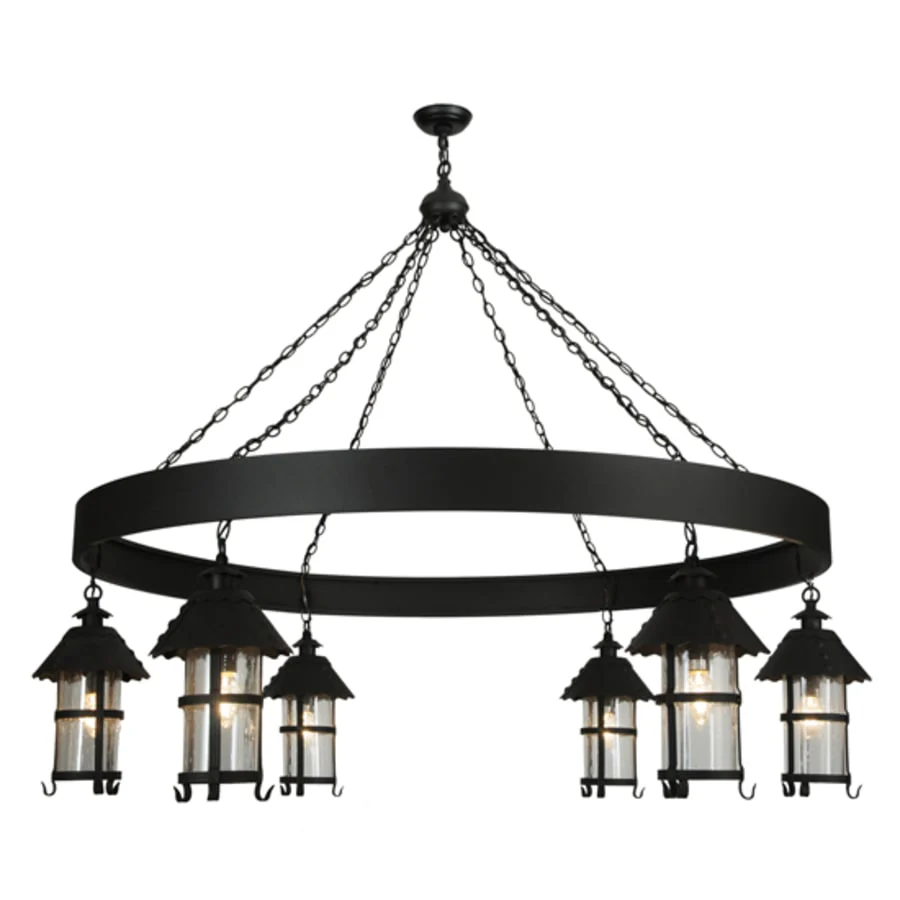 Meyda Tiffany Rutland 6 Light 66" Wide Chandelier - Image 1