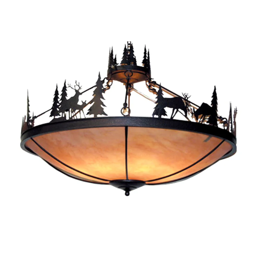 Meyda Tiffany Woodland 8 Light 48" Wide Pendant - Image 2
