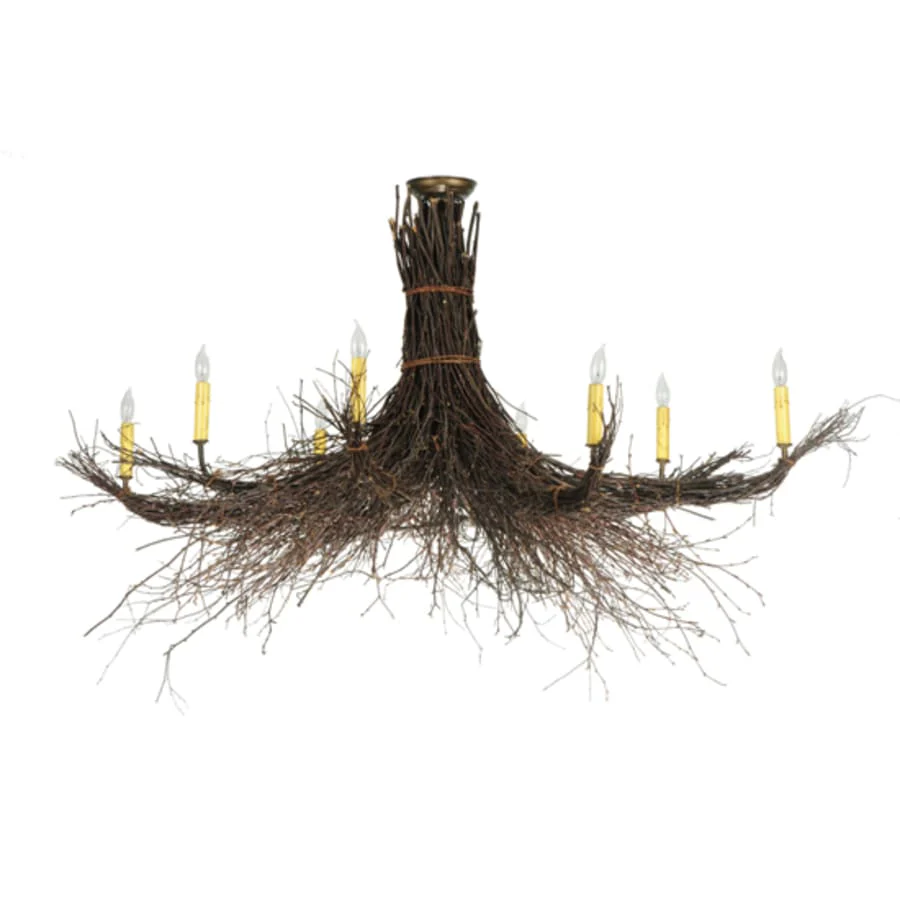 Meyda Tiffany Twigs 8 Light 64" Wide Taper Candle Style Chandelier - Image 1