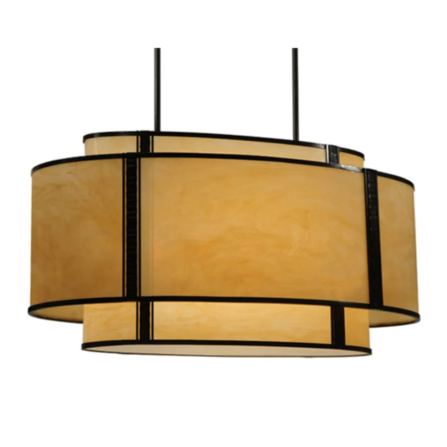 Meyda Tiffany Palisade 4 Light 50" Wide Linear Pendant - Image 1