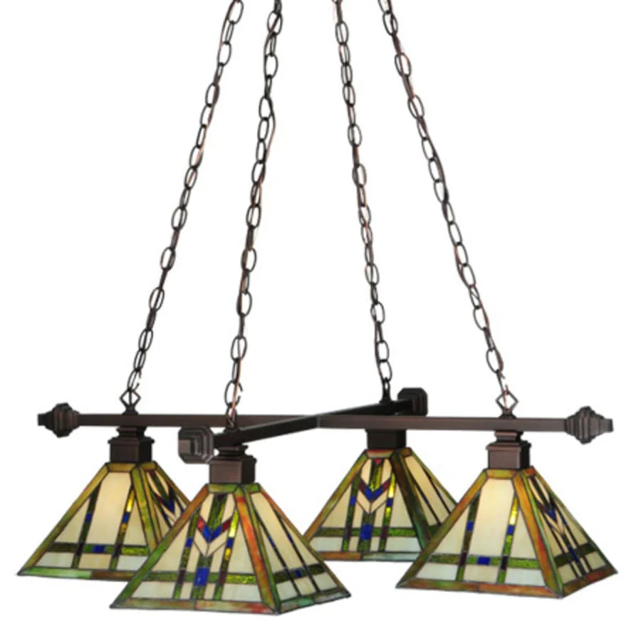 Meyda Tiffany Prairie Wheat 4 Light 51" Wide Chandelier - Image 1