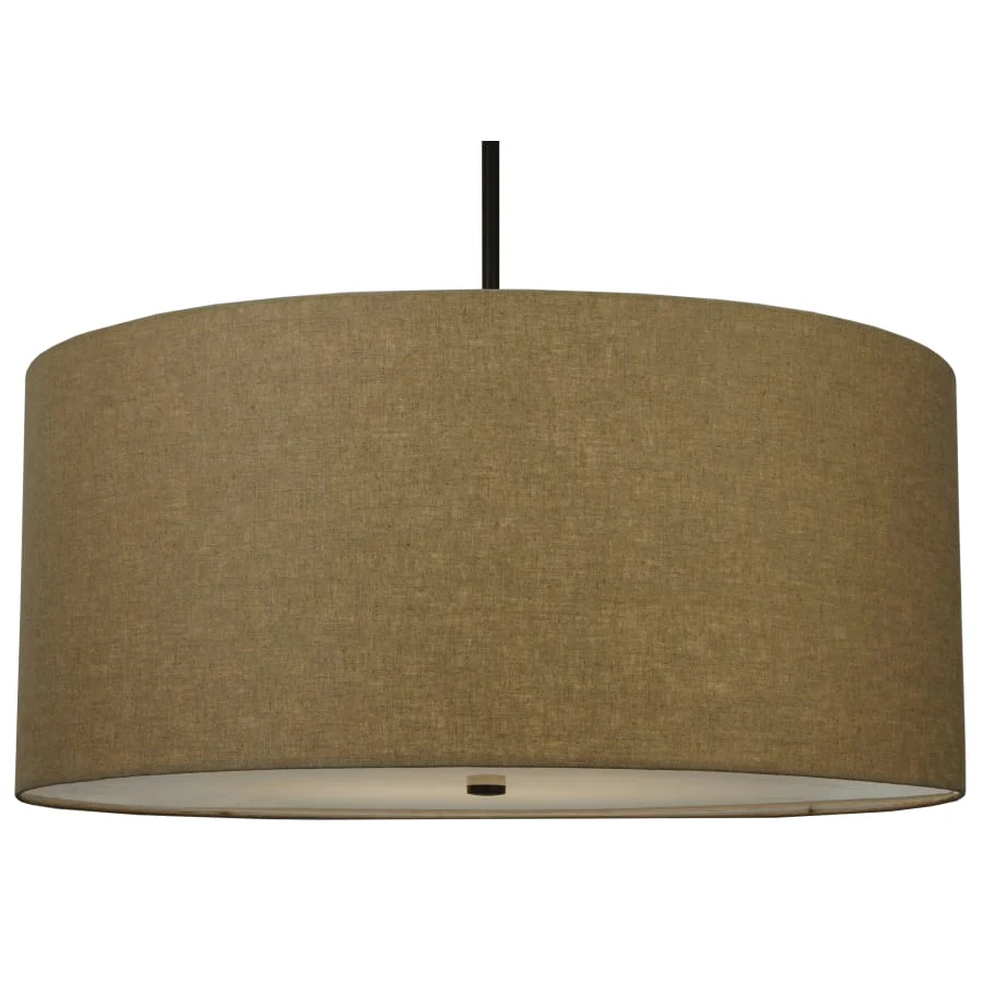 Meyda Tiffany 36" W Cilindro Fabric Pendant - Image 1