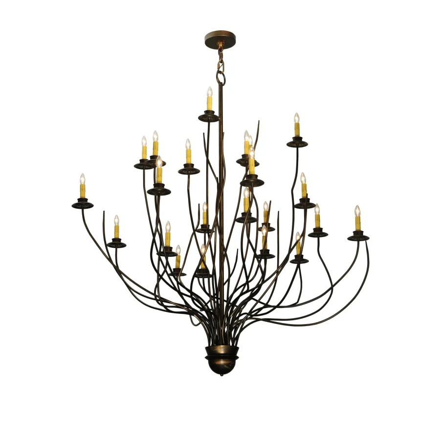 Meyda Tiffany 54" W Sycamore 22 Light Chandelier - Image 1
