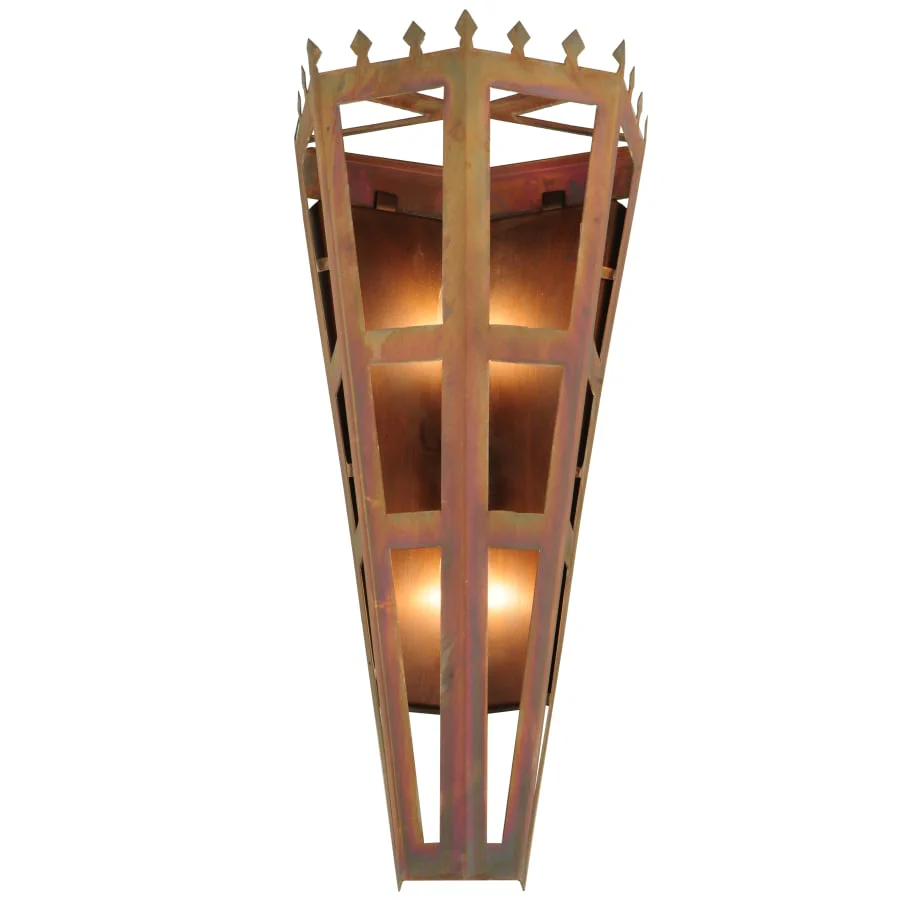 Meyda Tiffany 7.5" W Woolf Octagon Wall Sconce - Image 1