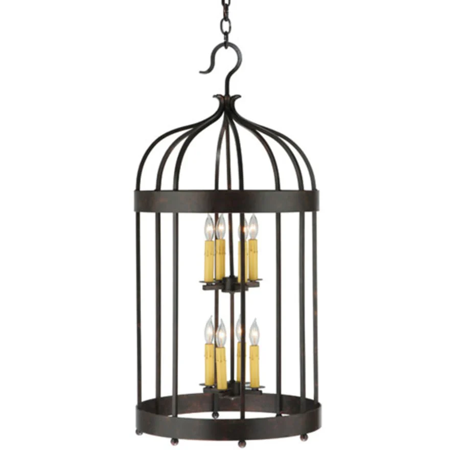 Meyda Tiffany Muse 8 Light 18" Wide Taper Candle Pendant - Image 1