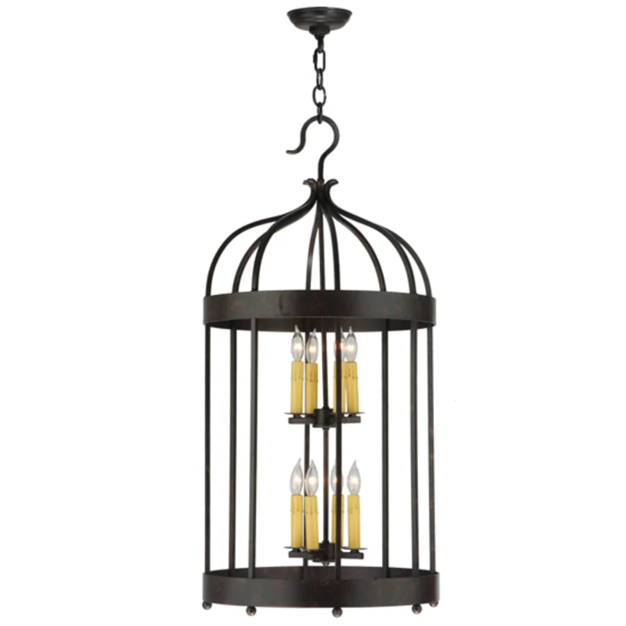 Meyda Tiffany Muse 8 Light 18" Wide Taper Candle Pendant - Image 3