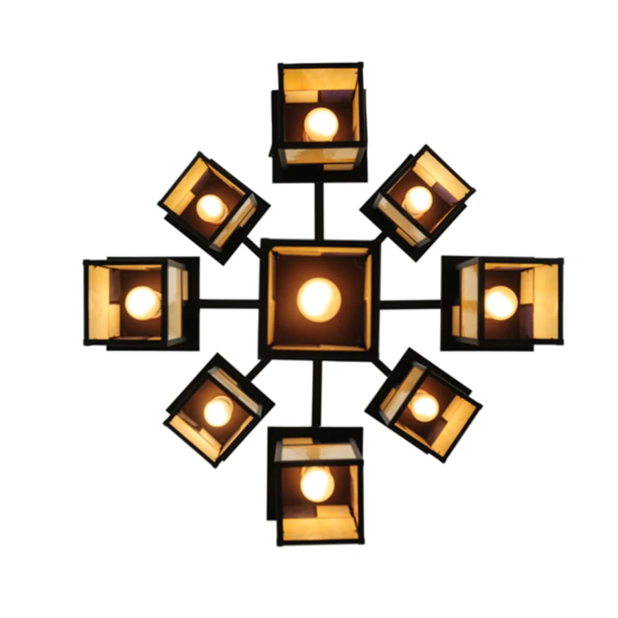 Meyda Tiffany Hyde Park T Mission 9 Light 32" Wide Chandelier - Image 2