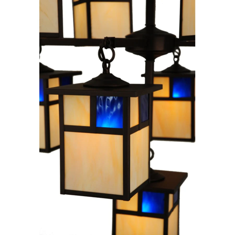 Meyda Tiffany Hyde Park T Mission 9 Light 32" Wide Chandelier - Image 3