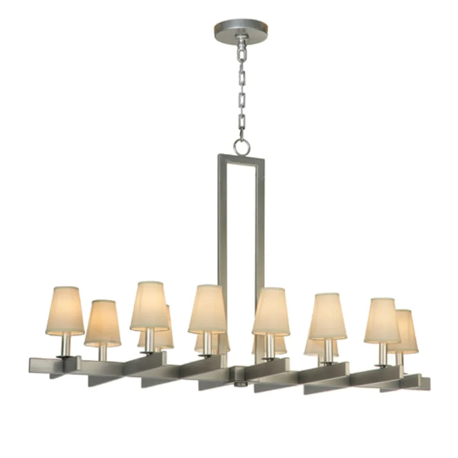 Meyda Tiffany Dante 12 Light 48" Wide Linear Chandelier - Image 1