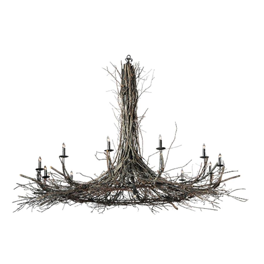Meyda Tiffany Twigs 12 Light 132" Wide Taper Candle Style Chandelier - Image 1