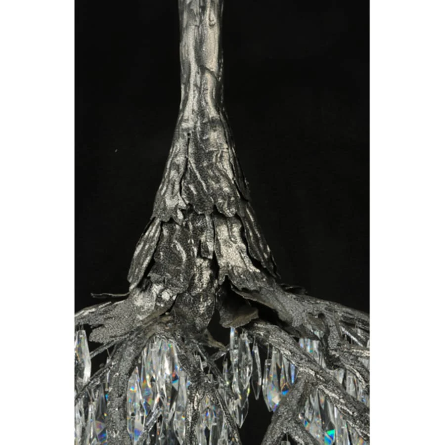 Meyda Tiffany Winter at Stillwater 28" Wide LED Crystal Waterfall Chandelier - Image 3