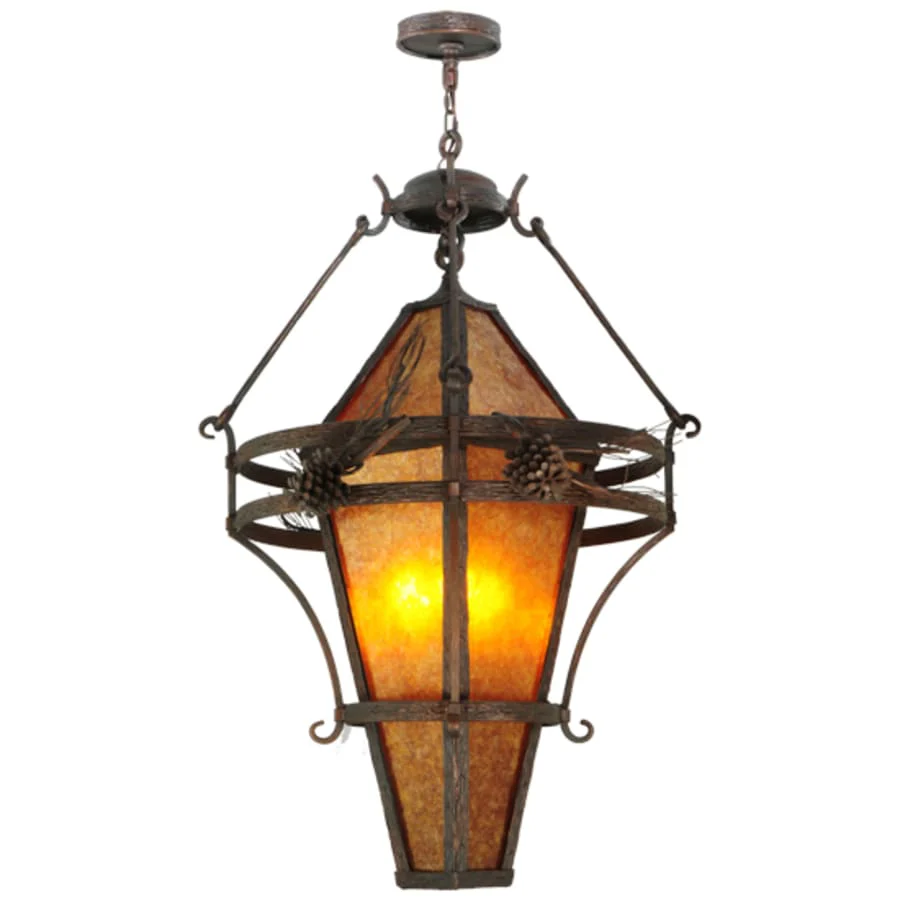 Meyda Tiffany Lone Pine 3 Light 36" Wide Pendant - Image 2