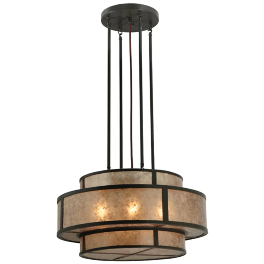 Meyda Tiffany Andreas II 6 Light 24" Wide Suspension Pendant - Image 2